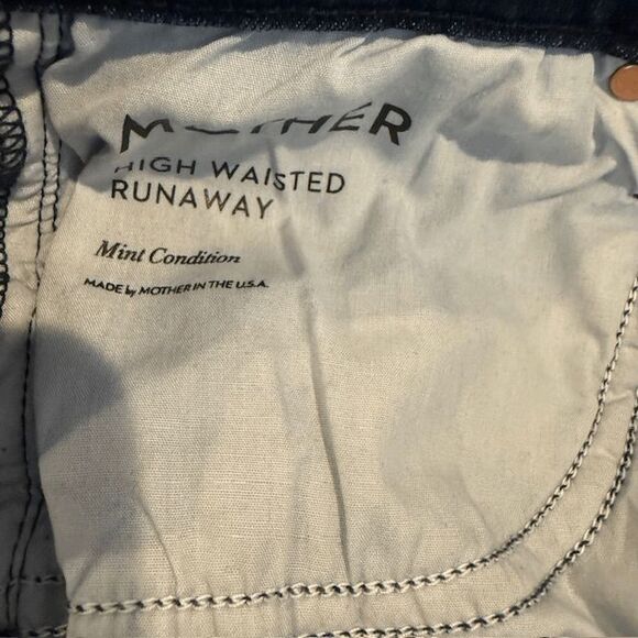 NWT Mother Jeans The High Waisted Runaway in Mint Condition Wash Flare Size 27 - Picture 11 of 16